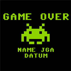JGA - Game Over Pixel